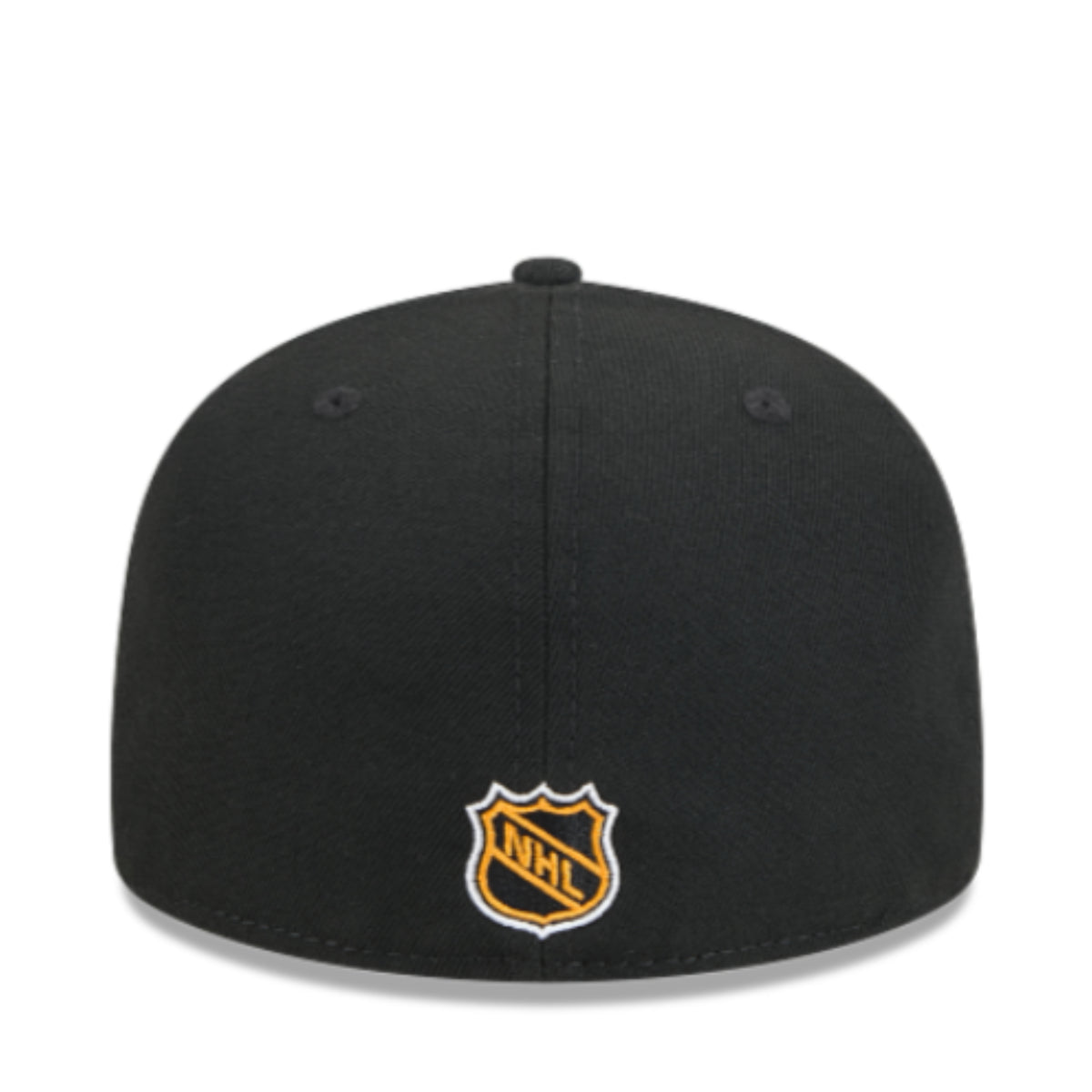 New Era Anaheim Ducks Black 59FIFTY Fitted Hat back view
