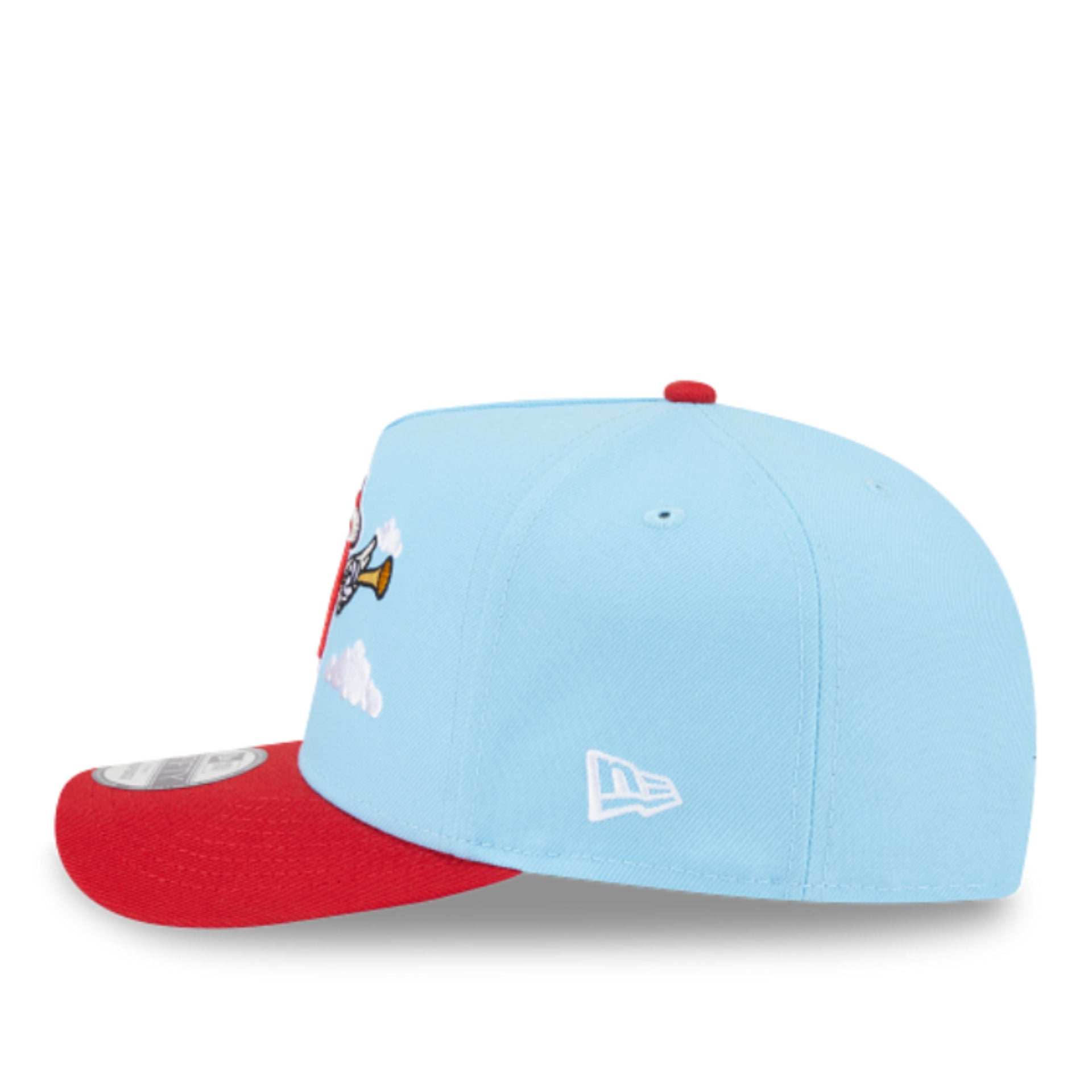 New Era Los Angeles Angels Cartoon 9FIFTY A-Frame Snapback Hat left side view