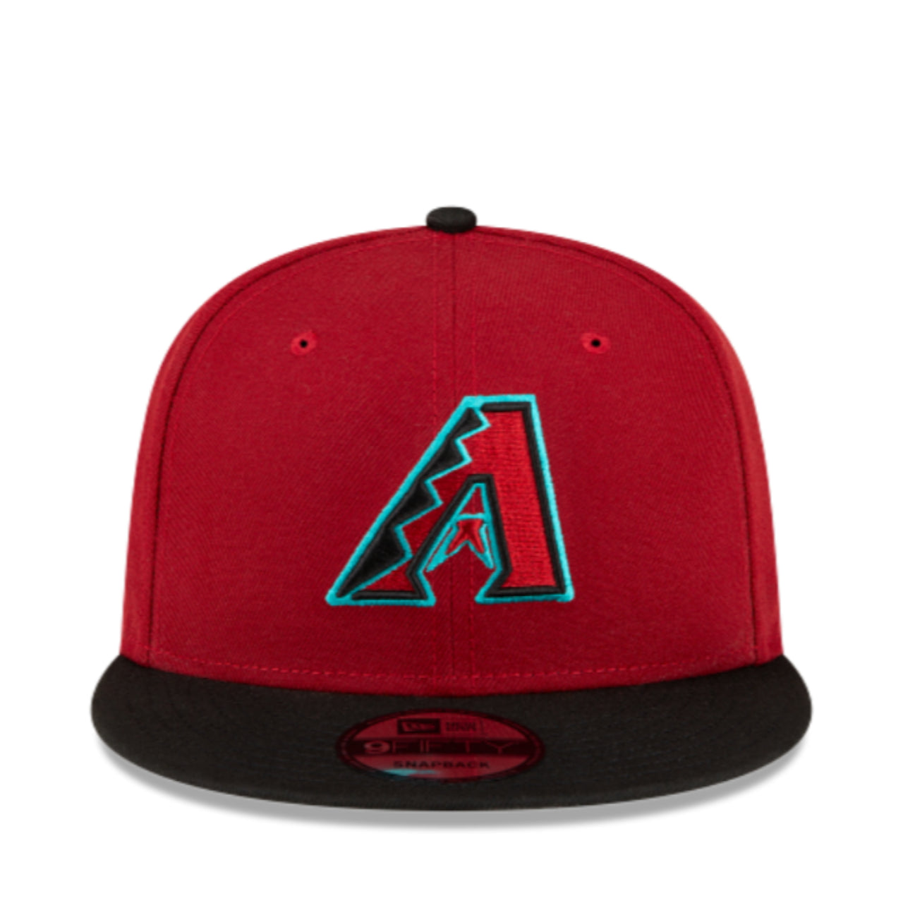 New Era Arizona Diamondbacks Burgundy Black 9FIFTY Snapback Hat front view