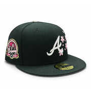 New Era Atlanta Braves Cherry Blossom Black 59FIFTY Fitted Hat