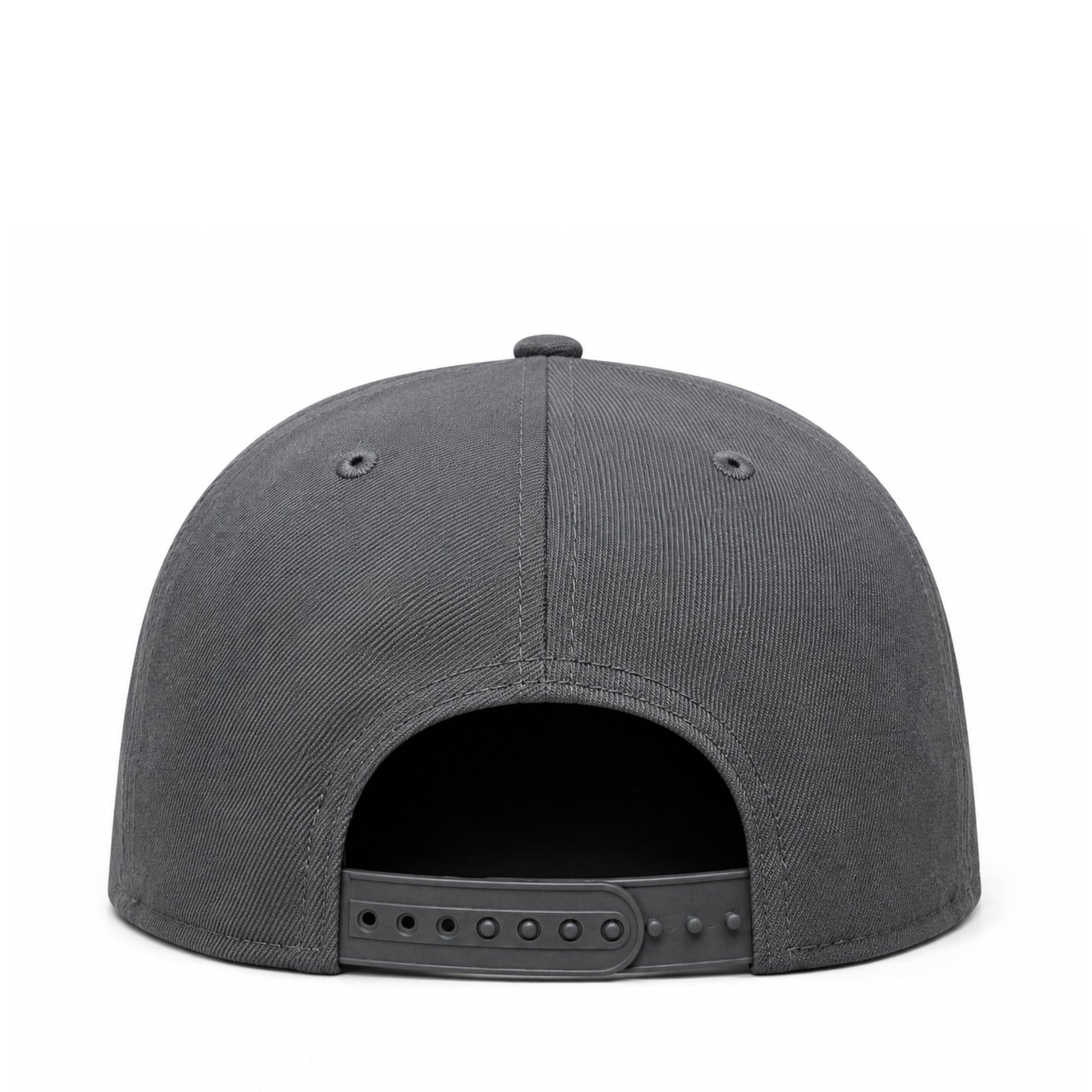 New Era Atlanta Braves Graphite 9FIFTY Snapback Hat back view