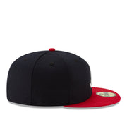 New Era Atlanta Braves On-Field Authentic Collection 59FIFTY Fitted Hat - Navy/Red right side view