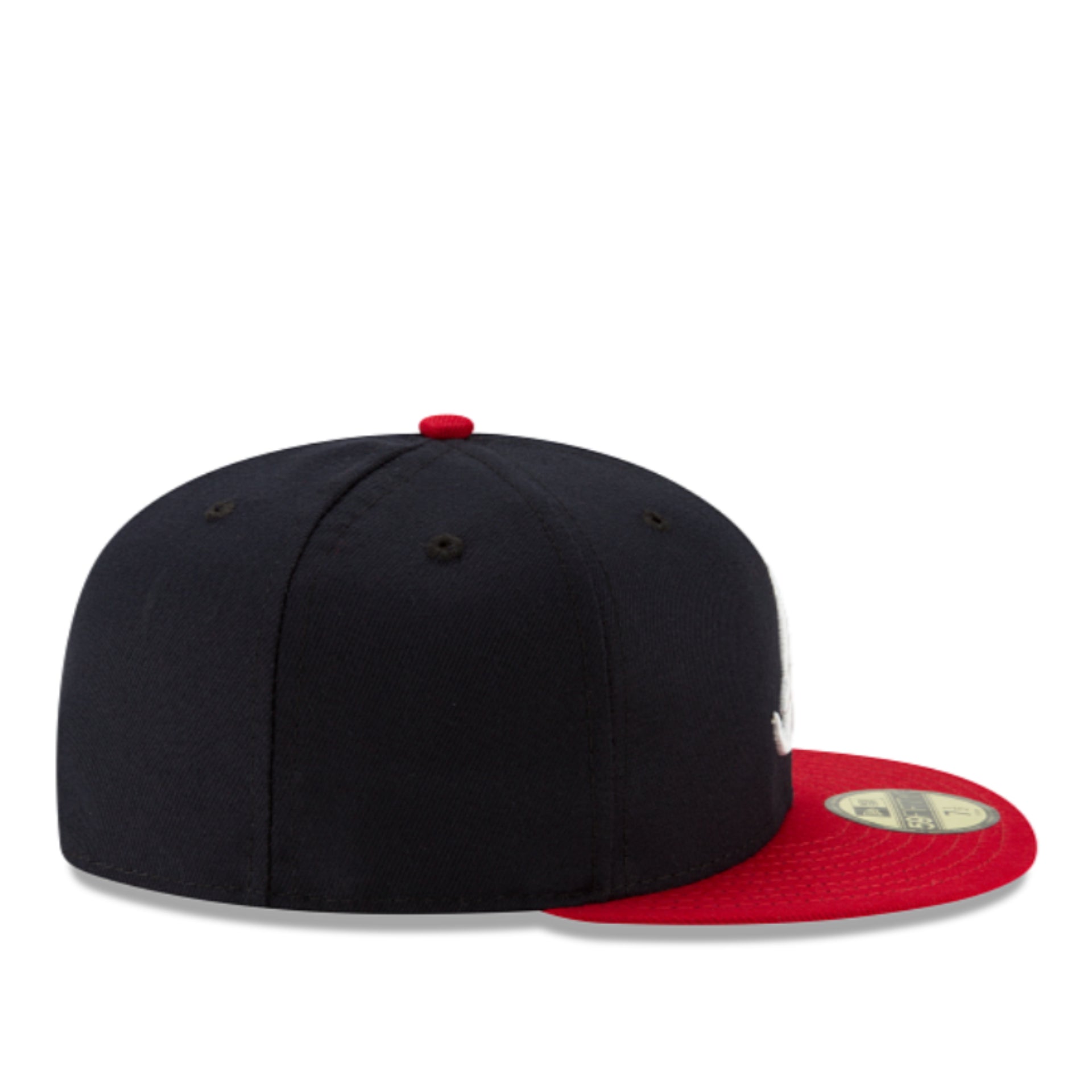 New Era Atlanta Braves On-Field Authentic Collection 59FIFTY Fitted Hat - Navy/Red right side view