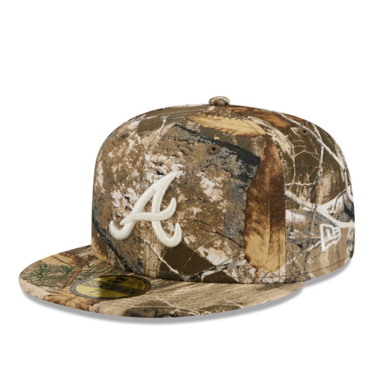 New Era Atlanta Braves Real Tree 59FIFTY Fitted Hat angle view
