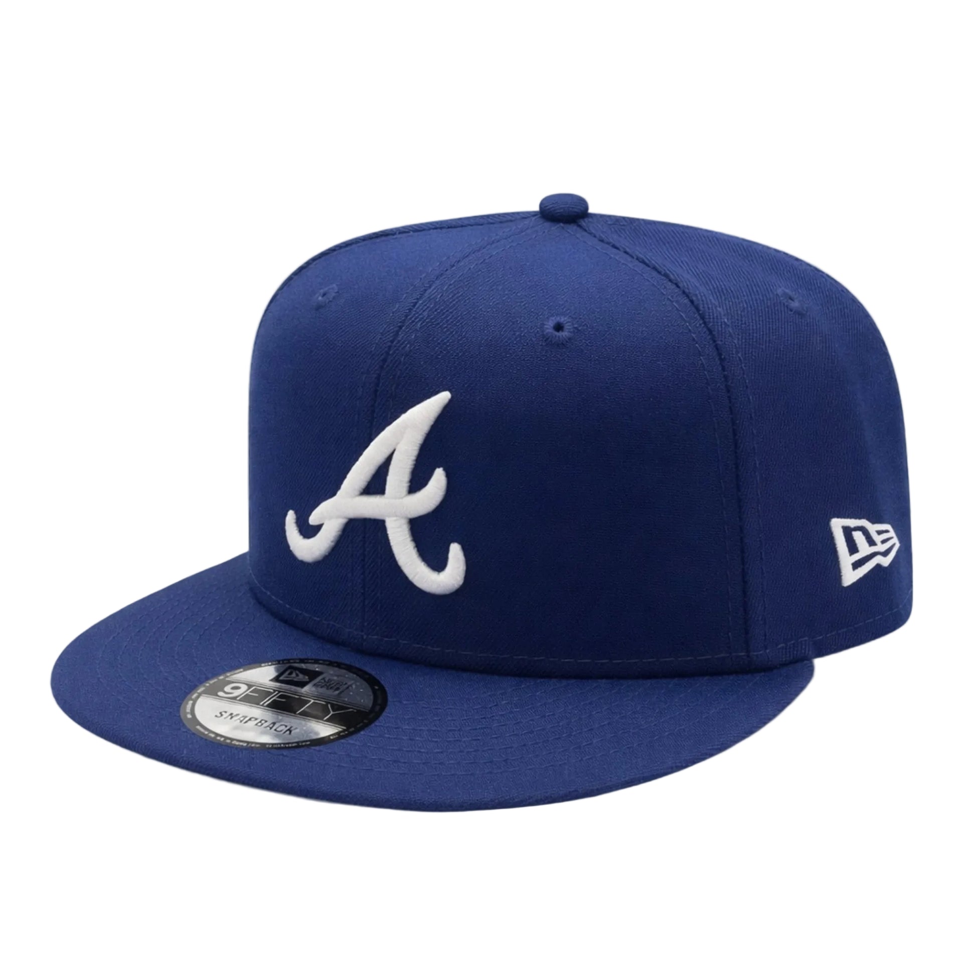 New Era Atlanta Braves Royal Blue 9FIFTY Snapback Hat front view