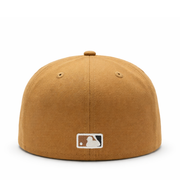 Back view of New Era Atlanta Braves Turner Field Light Bronze 59FIFTY Fitted Hat