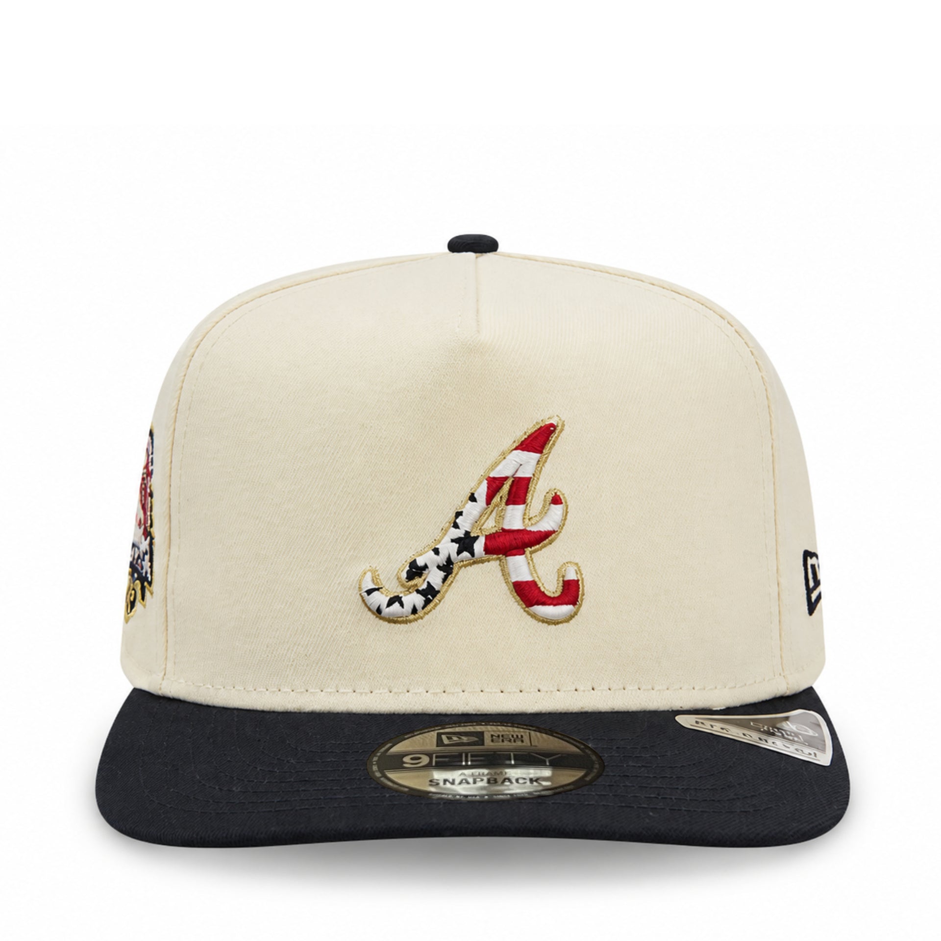 Baseball cap with a logo on a white background