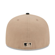 New Era Baltimore Orioles Khaki Black 59FIFTY Fitted Hat back view