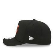 New Era Baltimore Orioles Black 9FIFTY A-Frame Snapback Hat side view