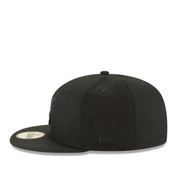 New Era Baltimore Orioles Duck logo black 59FIFTY fitted hat side view