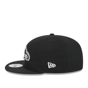 New Era NFL Baltimore Ravens Black 9FIFTY Snapback Hat left side view