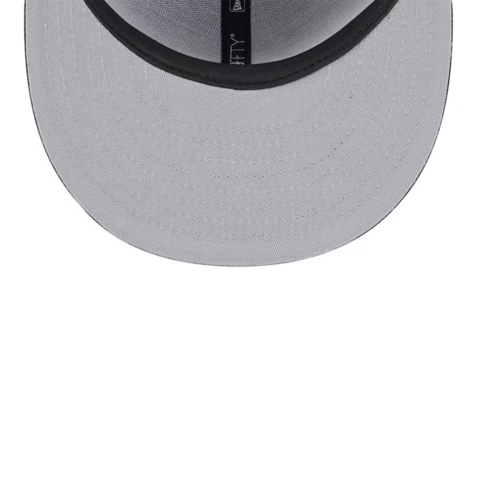 New Era NFL Baltimore Ravens Black 9FIFTY Snapback Hat gray under visor view