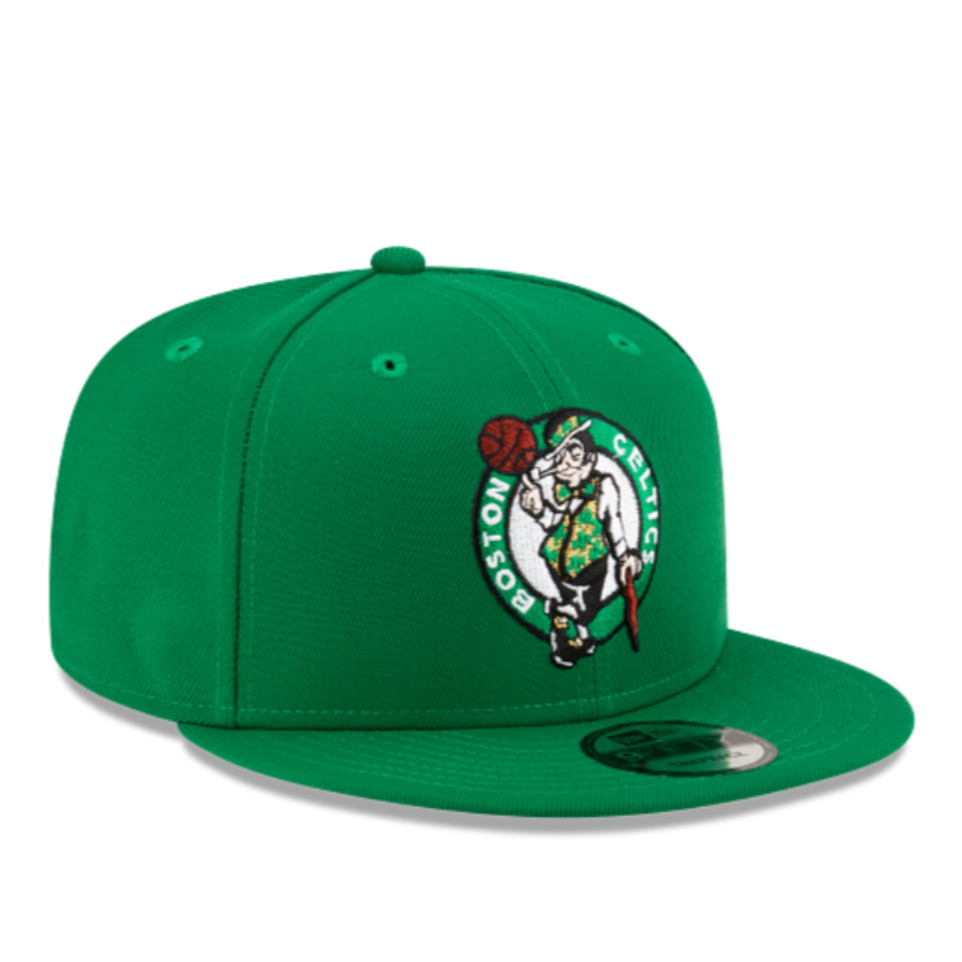 New Era Boston Celtics Green 9FIFTY Snapback Hat front right view