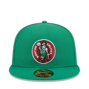 New Era Boston Celtics 1968-1977 Green 59FIFTY Fitted Hat front view