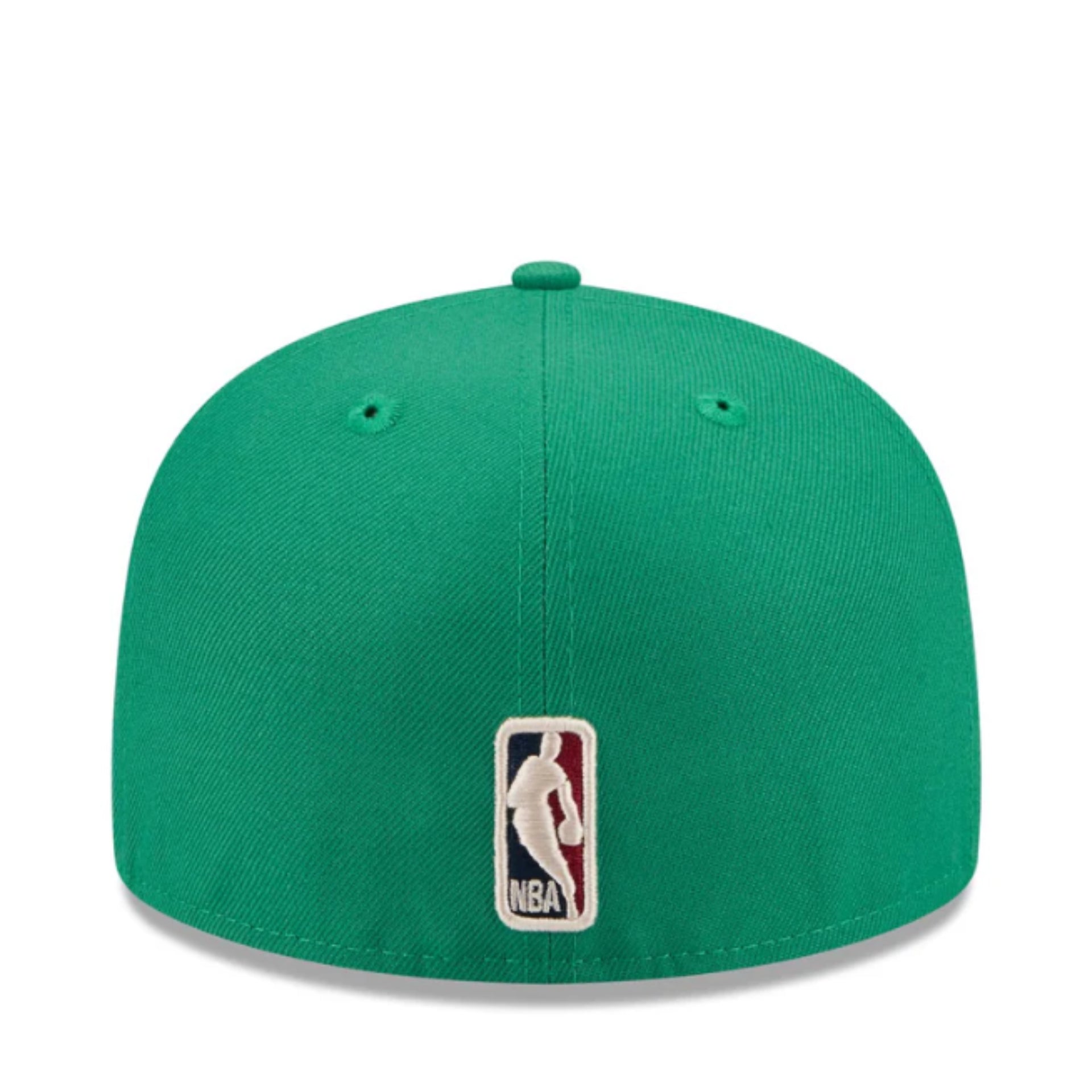 New Era Boston Celtics 1968-1977 Hardwood Classics Sidepatch 59FIFTY Fitted Hat back view