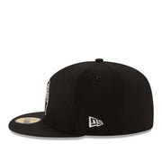 New Era NBA Boston Celtics 59FIFTY Fitted Hat - Black White side view