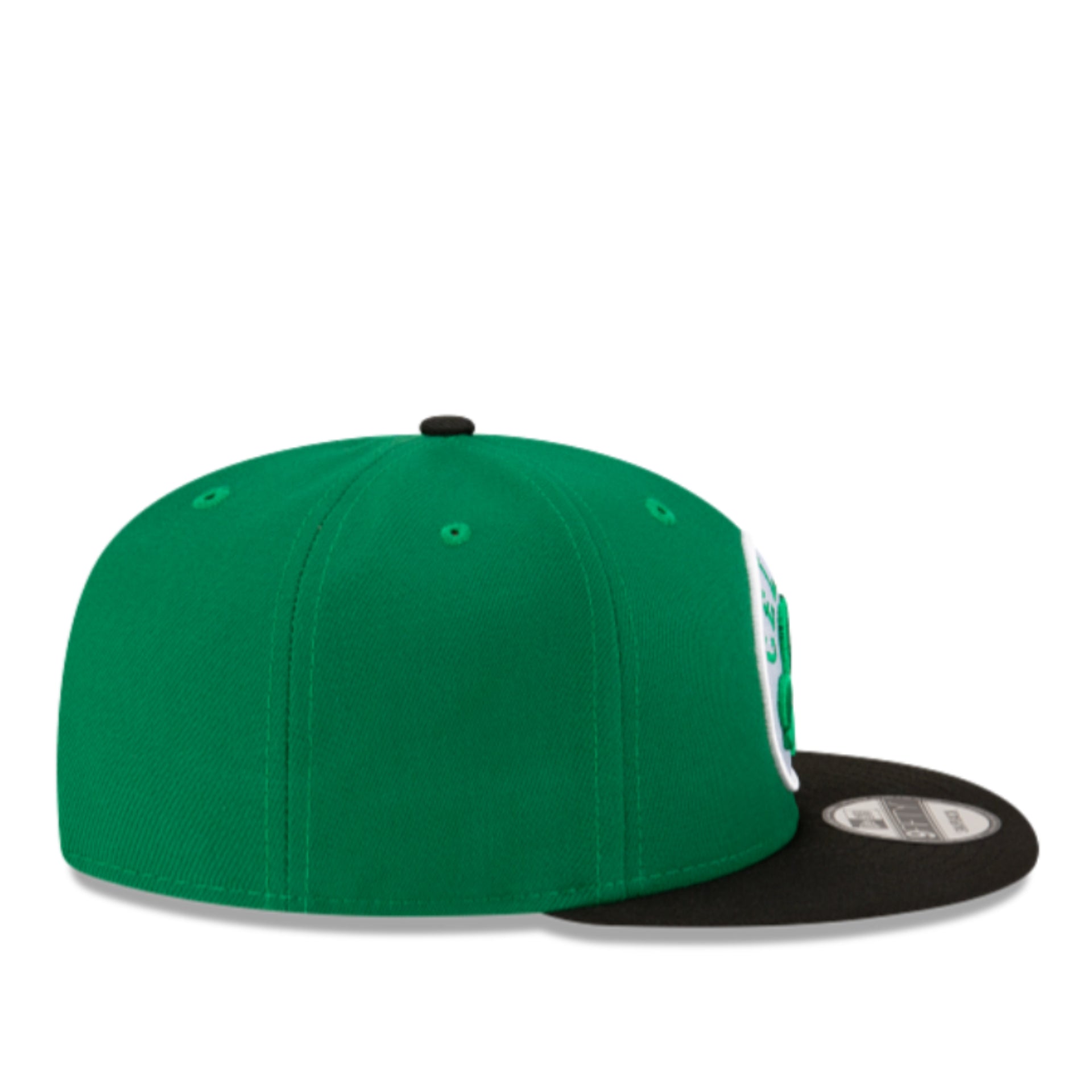 New Era Boston Celtics Green Black 9FIFTY Snapback Hat right side view