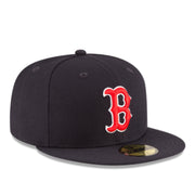 New Era Boston Red Sox Navy 2004 World Series 59Fifty Fitted Hat front right angle view