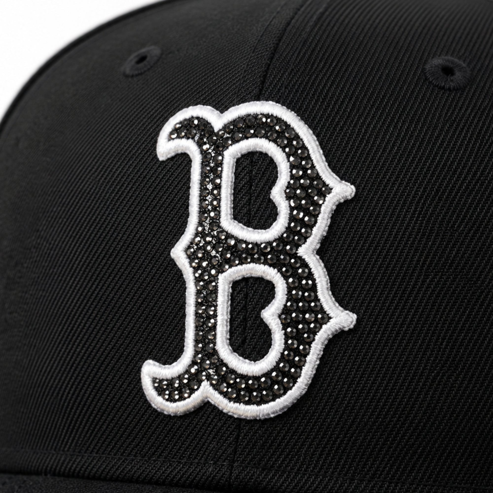 mi 　59FIFTY MLB Rhinestone Badge New Era Boston Red Sox Rhinestone Badge 59FIFTY Fitted Hat Black