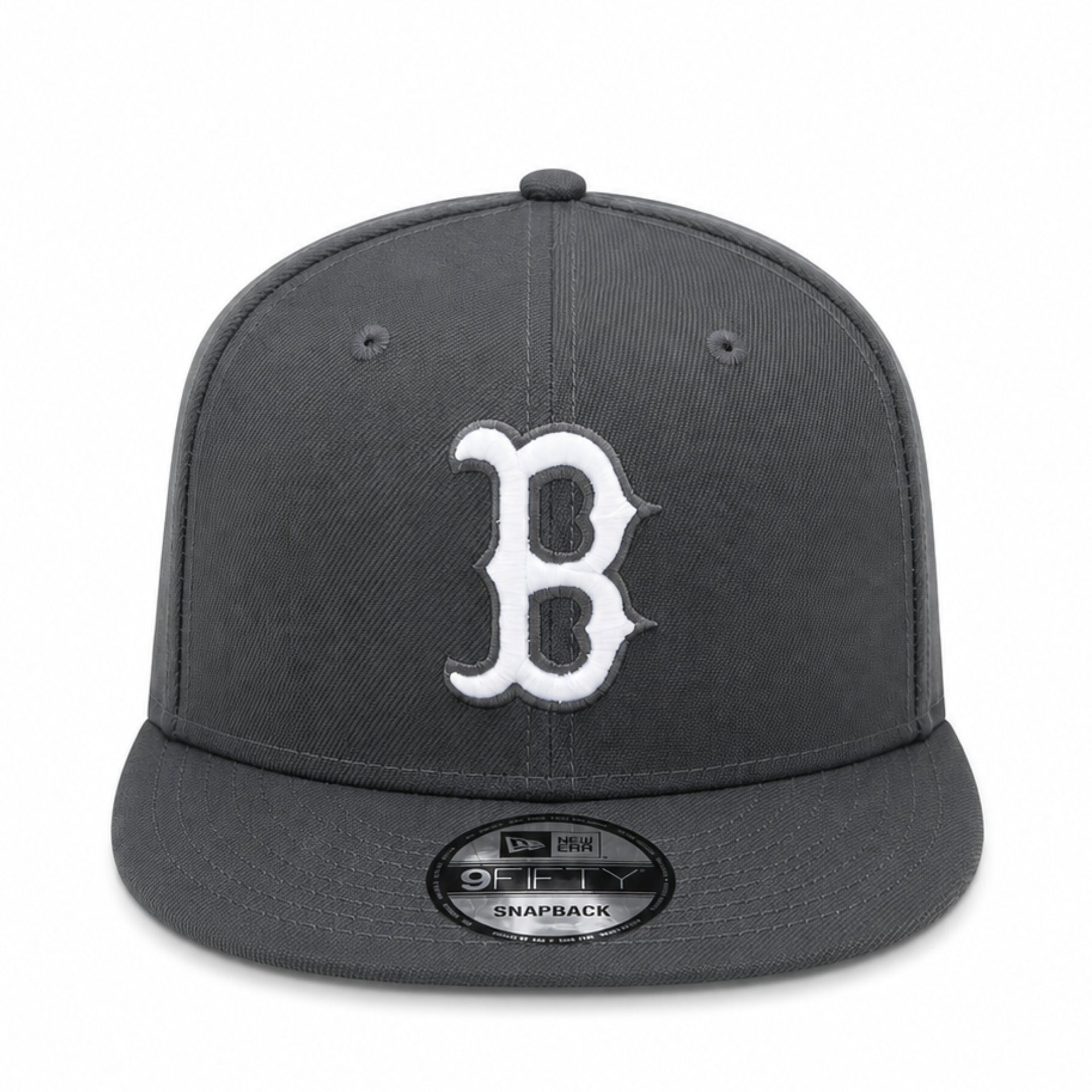 New Era Boston Red Sox 9FIFTY Snapback Hat - Dark Gray front view