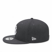 New Era Boston Red Sox 9FIFTY Snapback Hat - Dark Gray side view