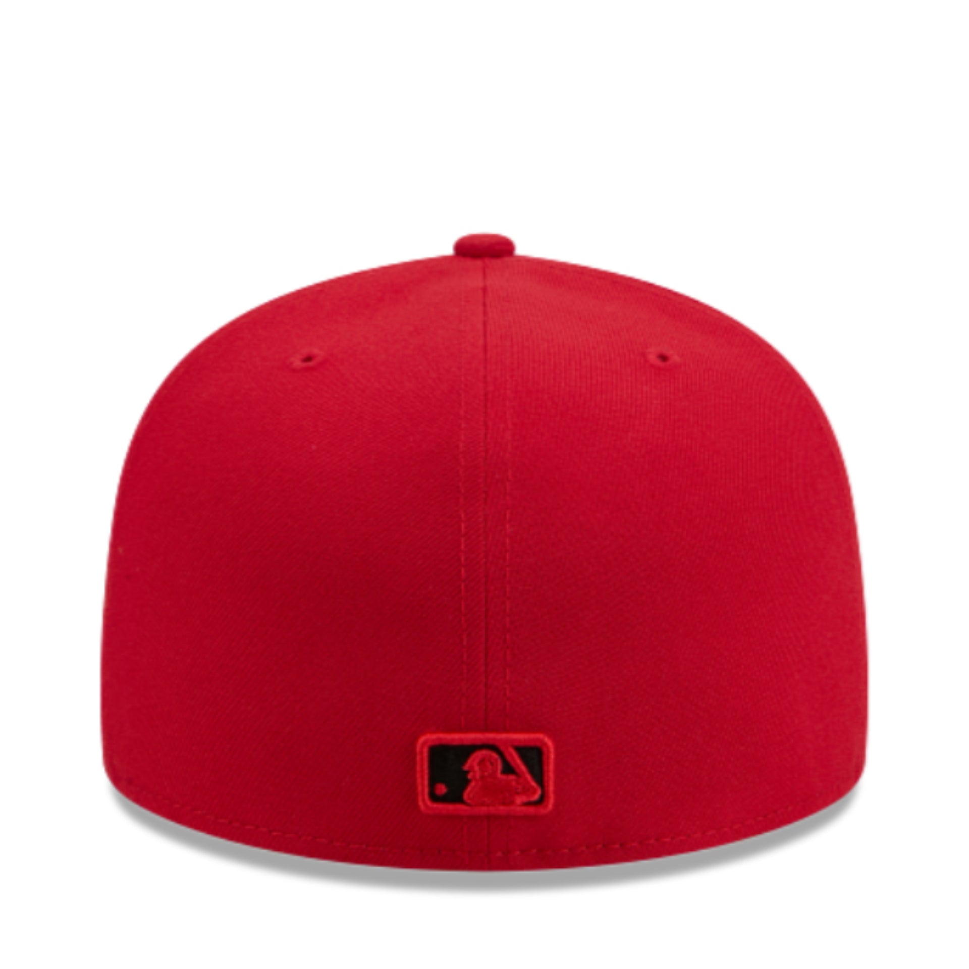 New Era Boston Red Sox Red Black Outlined 59FIFTY Fitted Hat back view