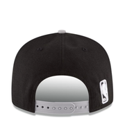 New Era NBA Brooklyn Nets 9FIFTY Snapback Hat - Black/Gray 2 Tone back view