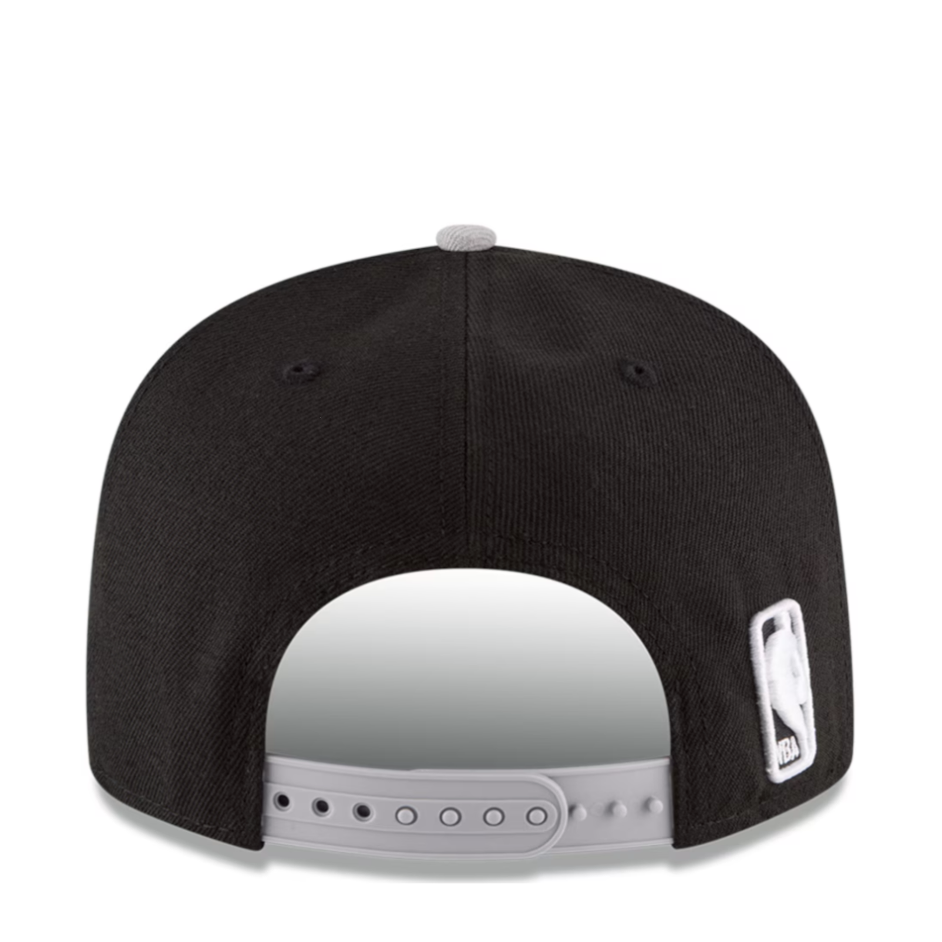 New Era NBA Brooklyn Nets 9FIFTY Snapback Hat - Black/Gray 2 Tone back view