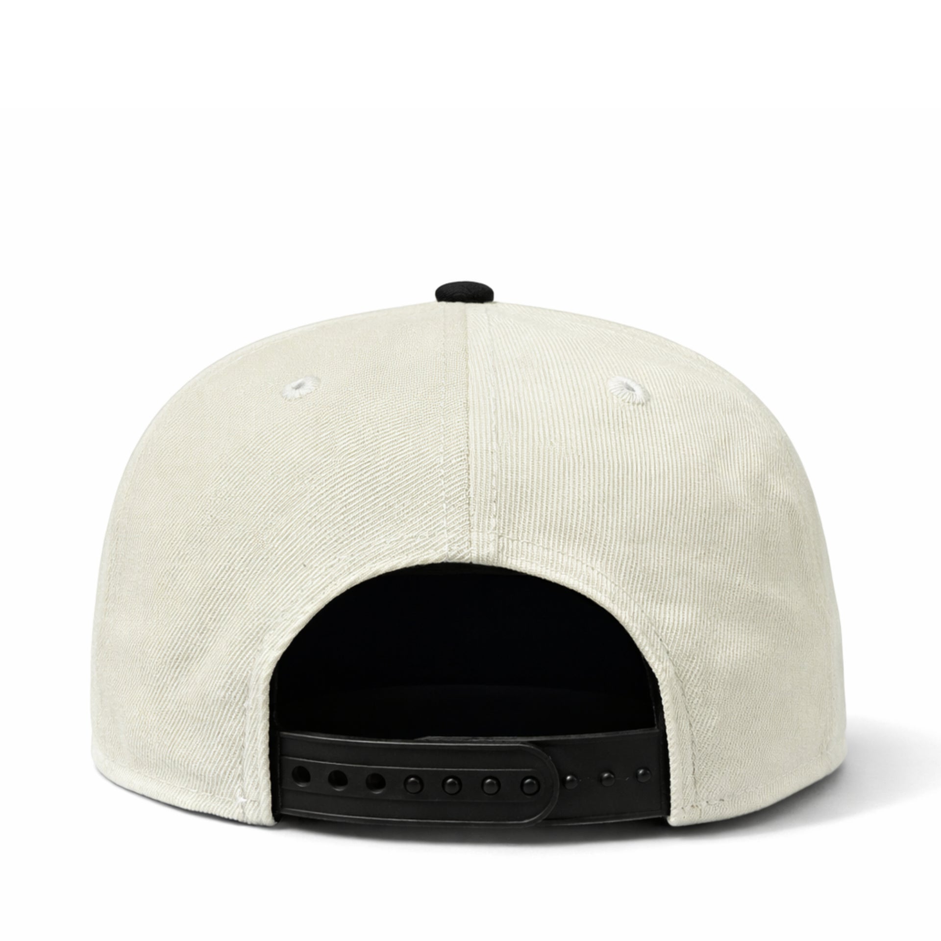 New Era Los Angeles Dodgers Cherub 9FIFTY Snapback Hat - 100th Anniversary Chrome/Black back view