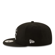 New Era Chicago Bears Black White 9FIFTY Snapback Hat side view