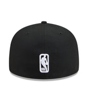 New Era Chicago Bulls Black Gray 59FIFTY Fitted Hat back view