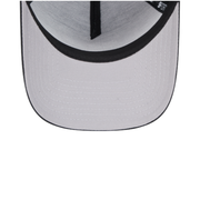 New Era Chicago Bulls Black 9FORTY A-Frame Snapback Hat  Gray Under Visor View