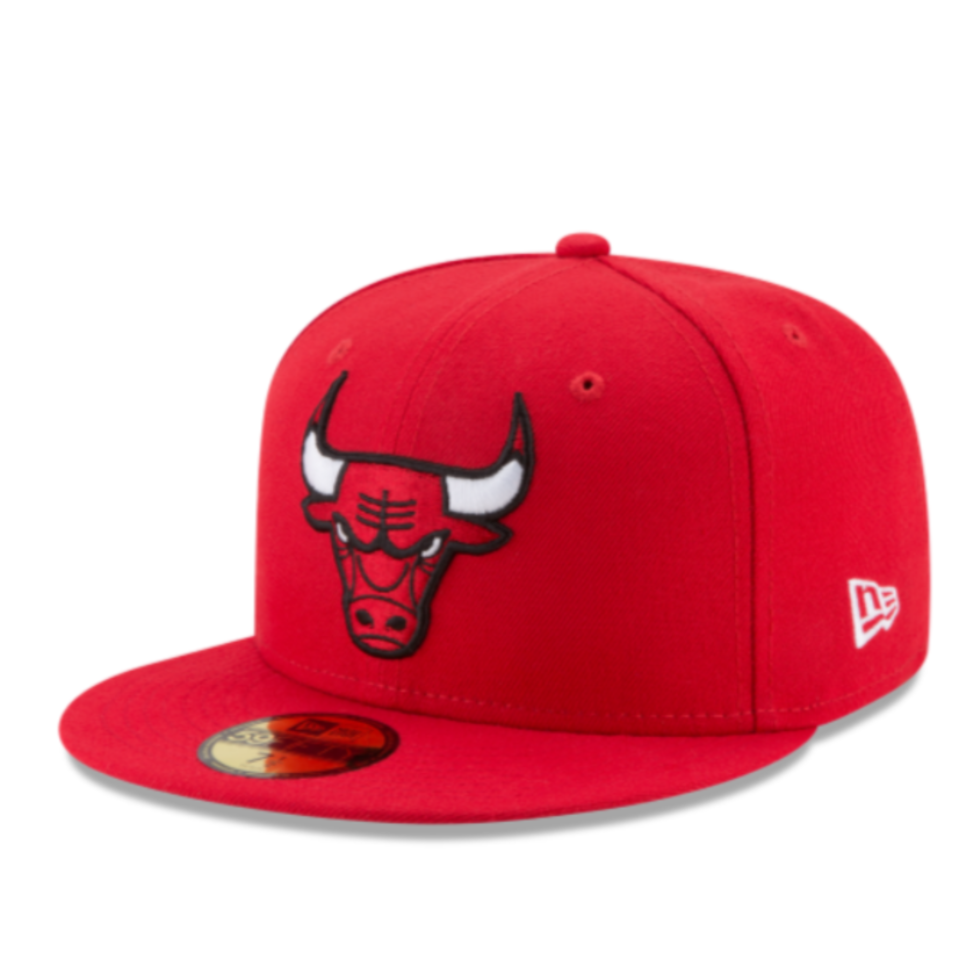 New Era NBA Chicago Bulls 59FIFTY Fitted Hat - Red front left view