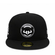 New Era Chicago Cubs Cooperstown Black ASG 1990 59FIFTY Fitted Hat front view