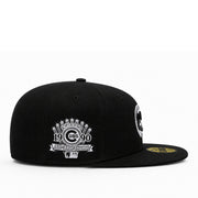 New Era Chicago Cubs Cooperstown Black ASG 1990 59FIFTY Fitted Hat side view