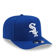 New Era Chicago White Sox 9FIFTY A-Frame Curved Snapback Hat - Blue right front view