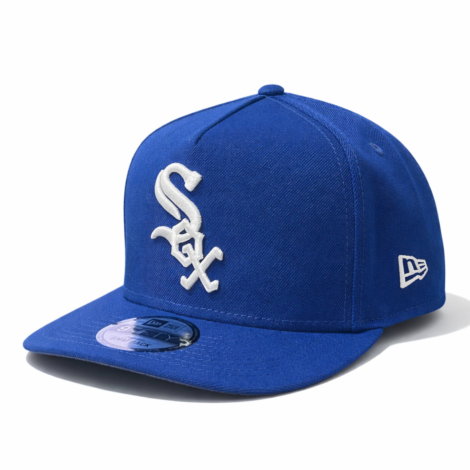 New Era Chicago White Sox 9FIFTY A-Frame Curved Snapback Hat - Blue