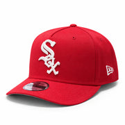 New Era Chicago White Sox 9FIFTY A-Frame Curved Snapback Hat - Red