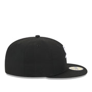 New Era Chicago White Sox Authentic Black White 59FIFTY Fitted Hat right side view