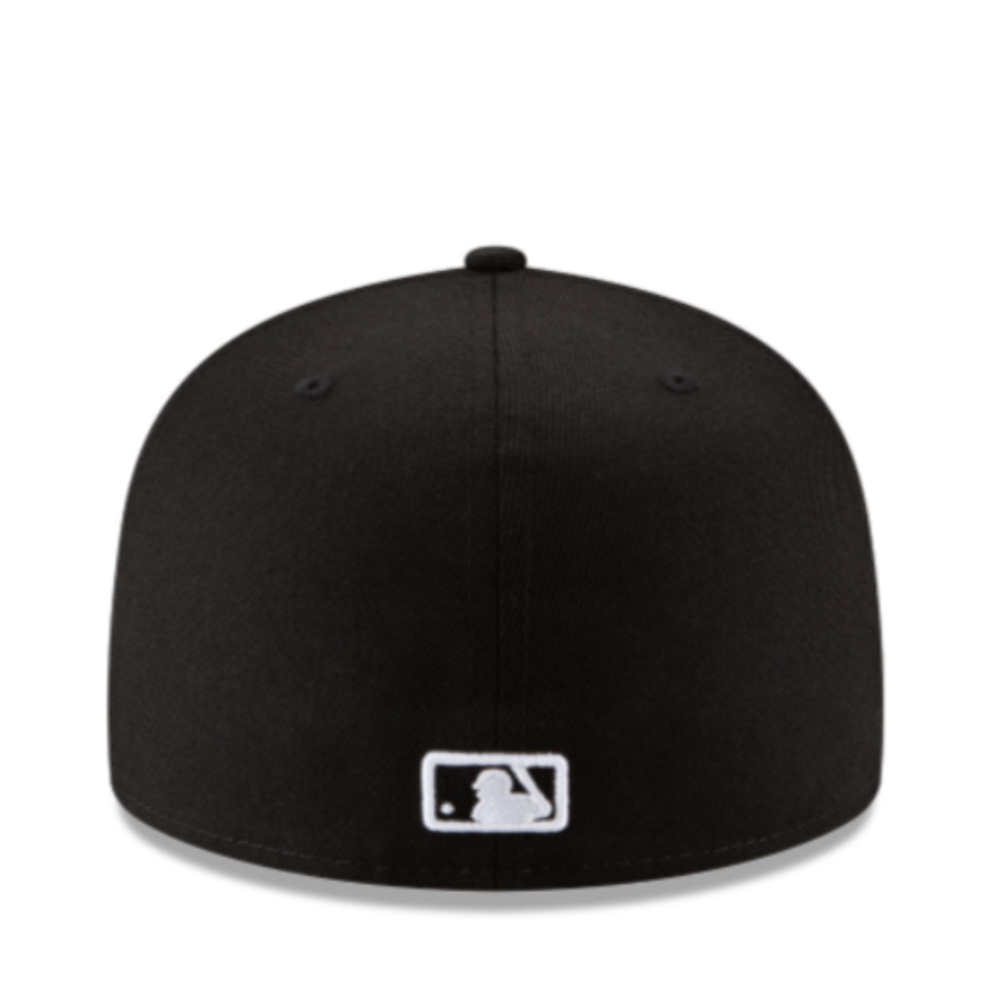 New Era Chicago White Sox Black White Outlined 59FIFTY Fitted Hat back view
