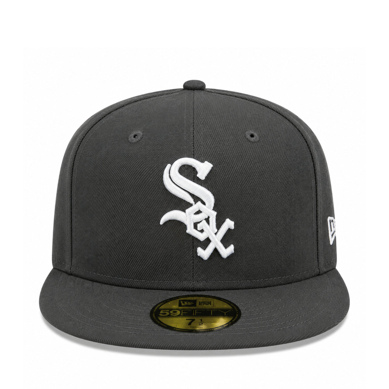 New Era Chicago White Sox Dark Graphite 59FIFTY Fitted Hat front view
