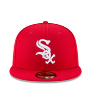 New Era Chicago White Sox 59FIFTY Fitted Hat - Red White front view