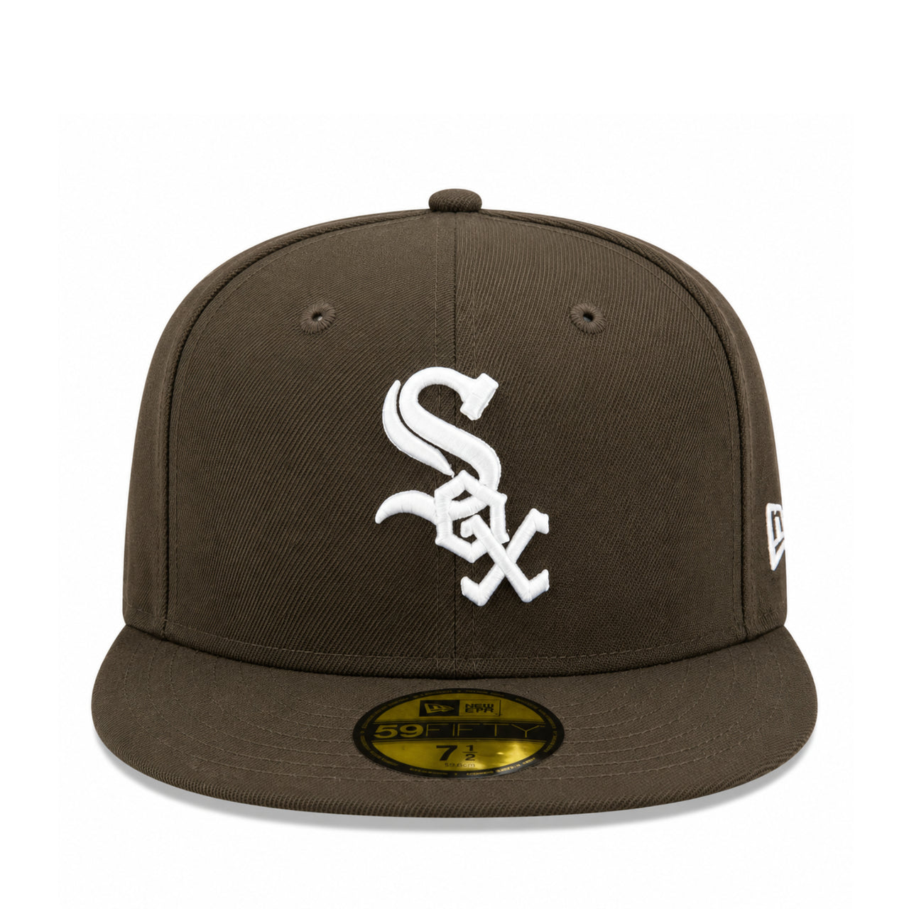 New Era Chicago White Sox Walnut Brown 59FIFTY Fitted Hat front view