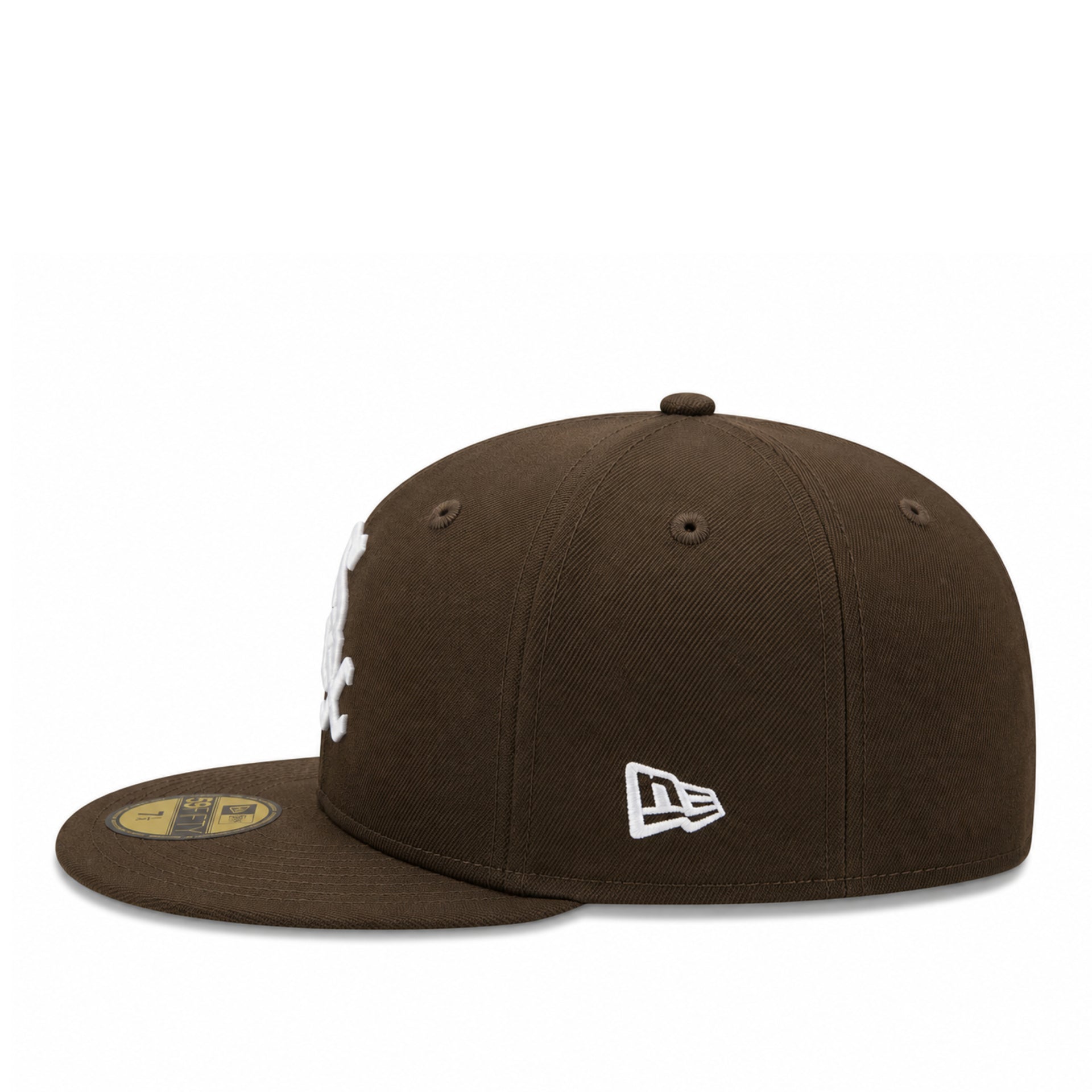 New Era Chicago White Sox Walnut Brown 59FIFTY Fitted Hat side view