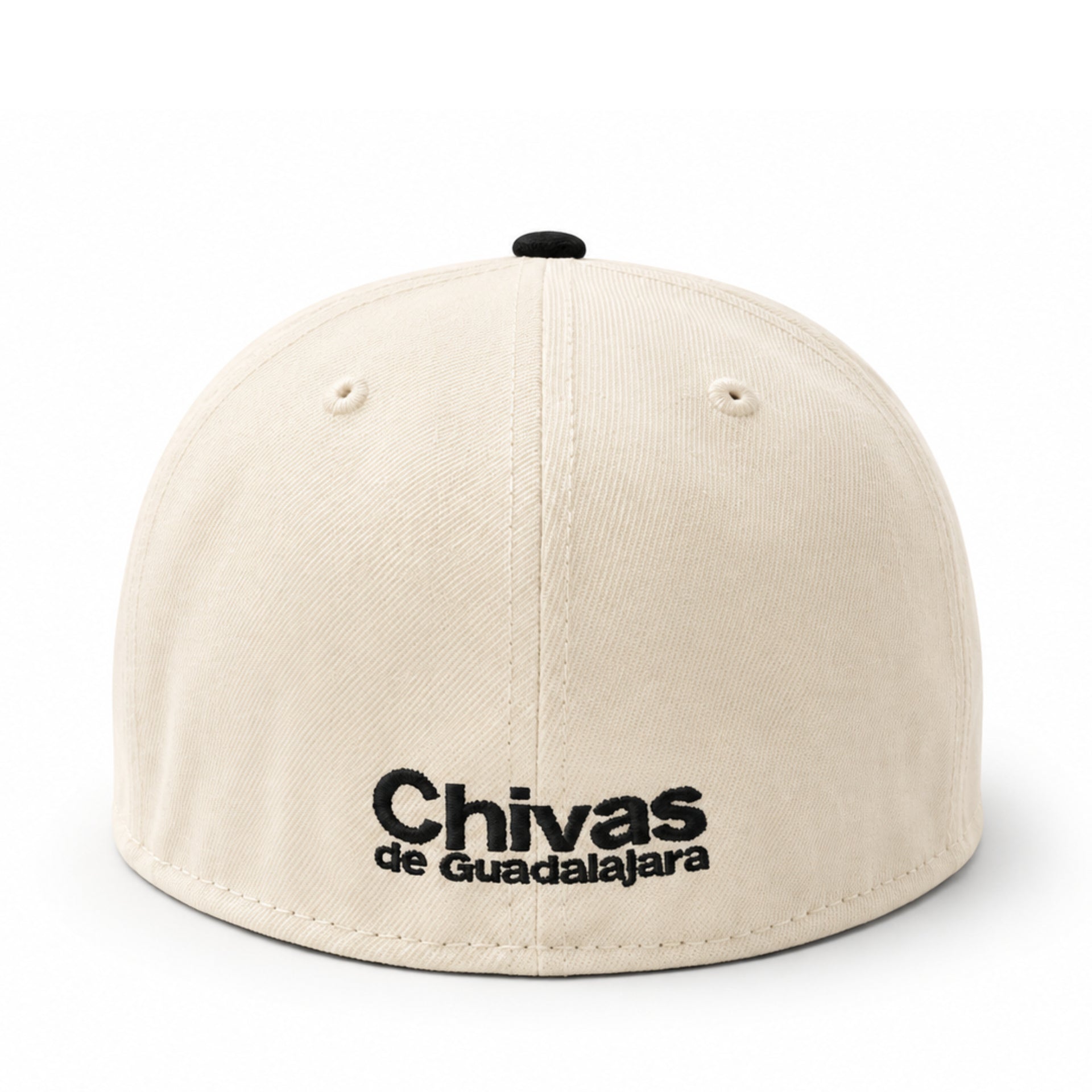 New Era Chivas De Guadalajara Chrome Black 59Fifty Fitted Hat back view