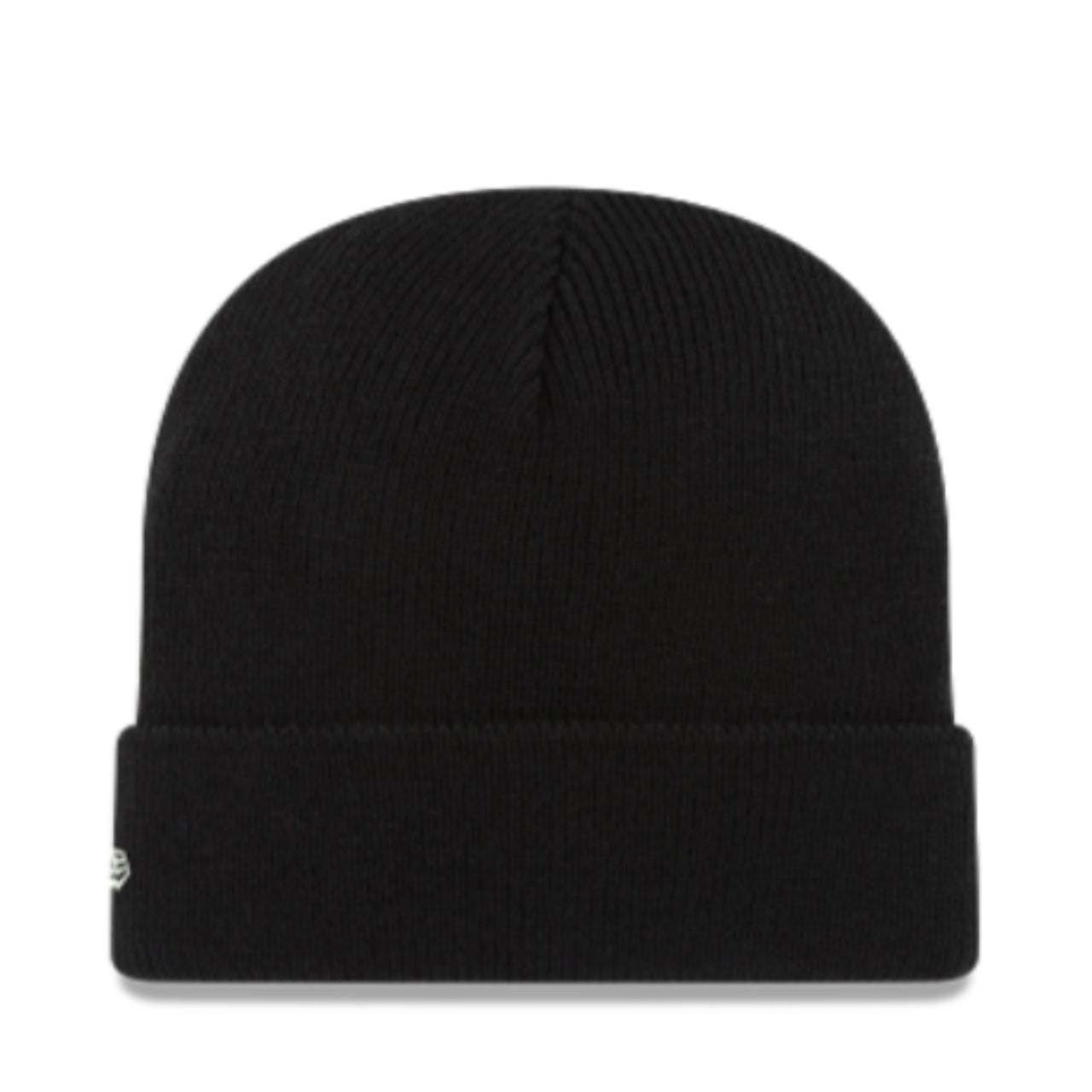 New Era Los Angeles Dodgers Black Men's Cuff Knit Beanie back view