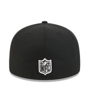 New Era Detroit Lions 75th Anniversary Black 59FIFTY Fitted Hat back view