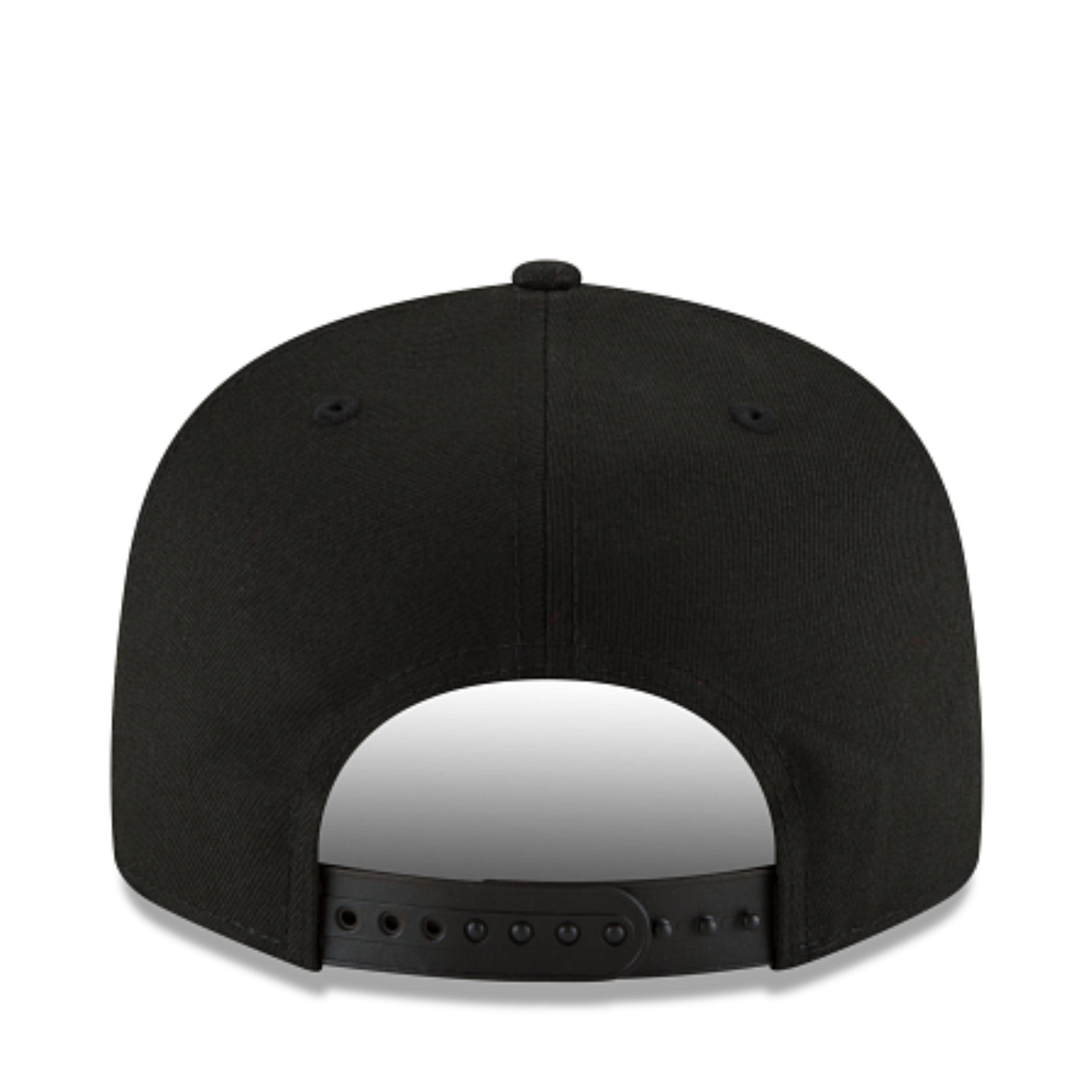 New Era Detroit Tigers Black on Black 9FIFTY Snapback Hat back view