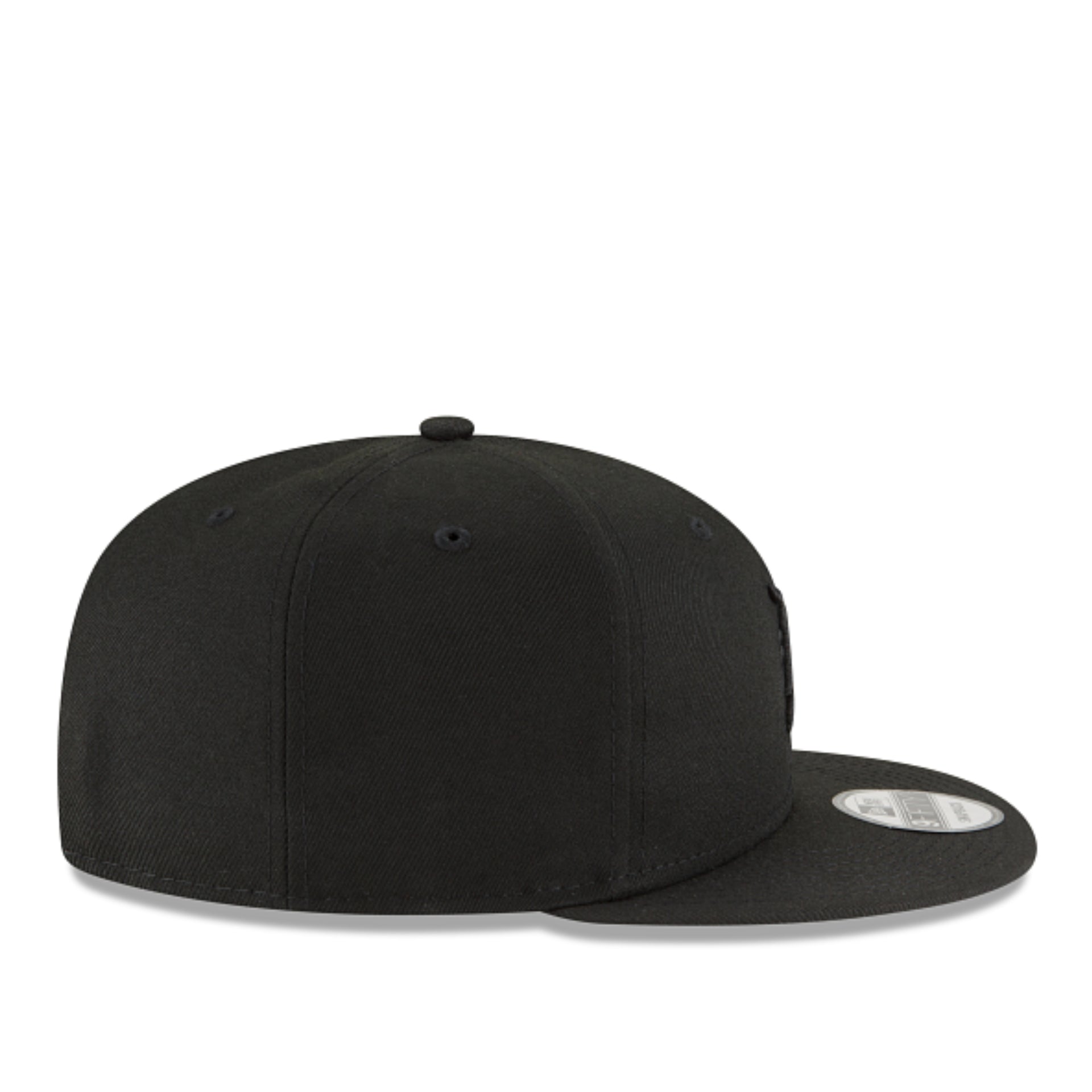 New Era Detroit Tigers Black on Black 9FIFTY Snapback Hat right side view