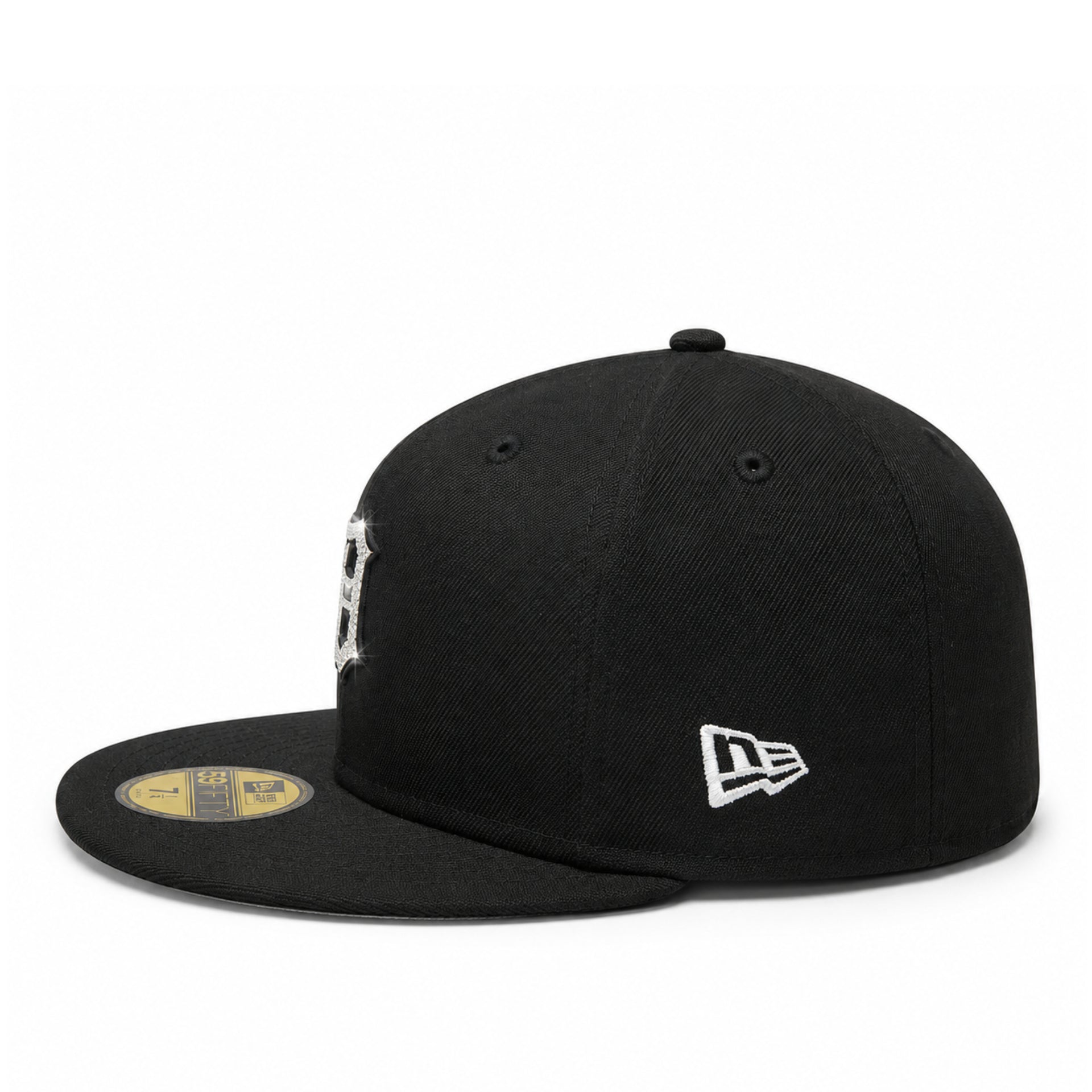 Dark gray cap with black logo on a white background
